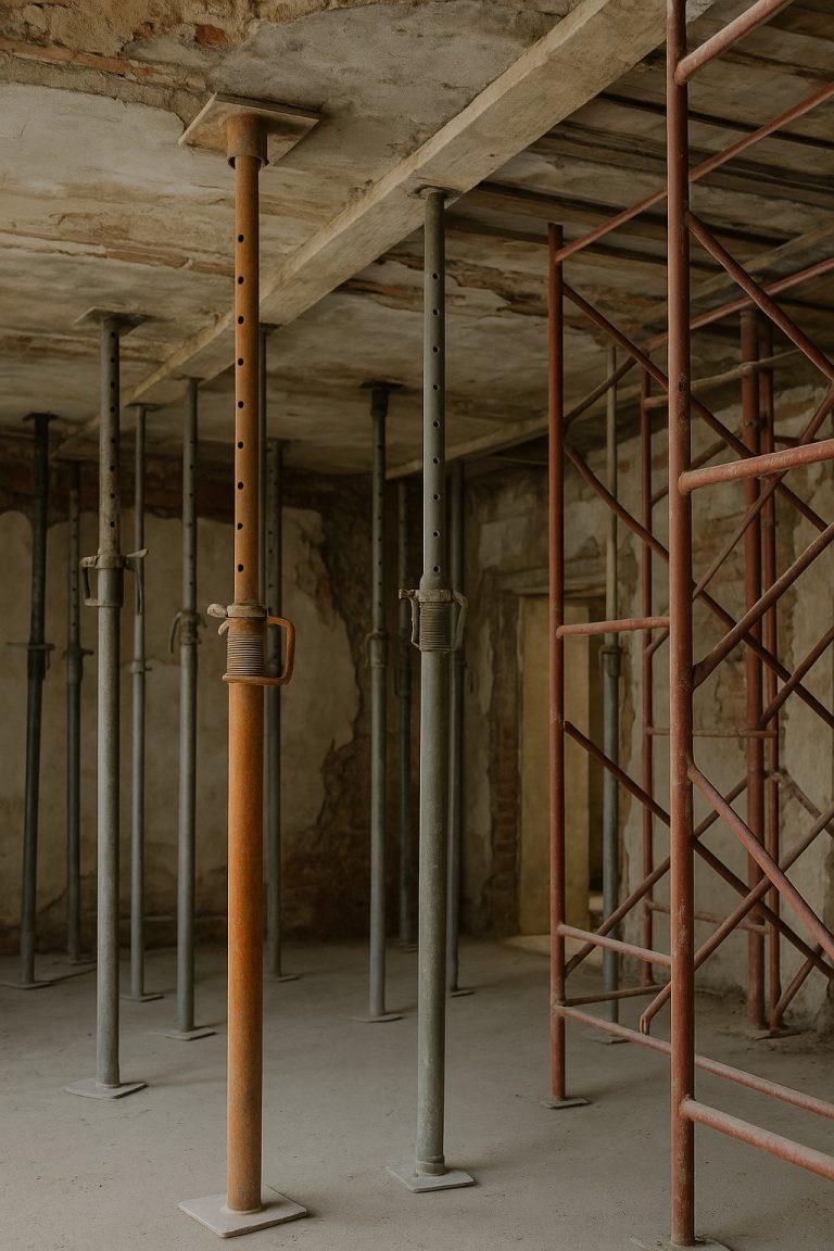 ¿Cuándo y cómo usar apuntalamientos en forjados antiguos?